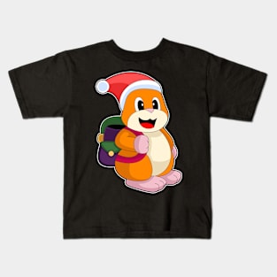 Hamster Christmas School Kids T-Shirt